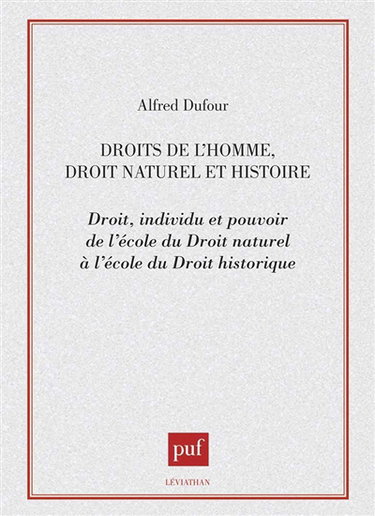 Droits de l'homme, droit naturel et histoire