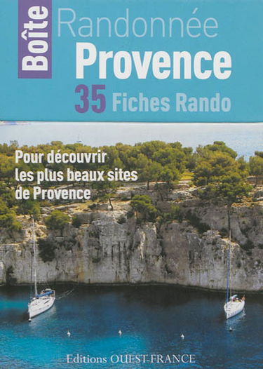 Boîte randonnée Provence : 35 fiches rando : des randonnées originales présentées sur des fiches à glisser dans la poche