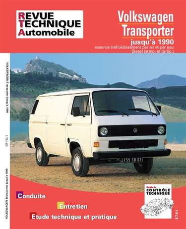 Couverture de Revue technique automobile, n° 732.1. Volkswagen Transporter essence et diesel 79-90 par ETAI