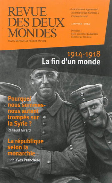 Revue des deux mondes, n° 1 (2014)