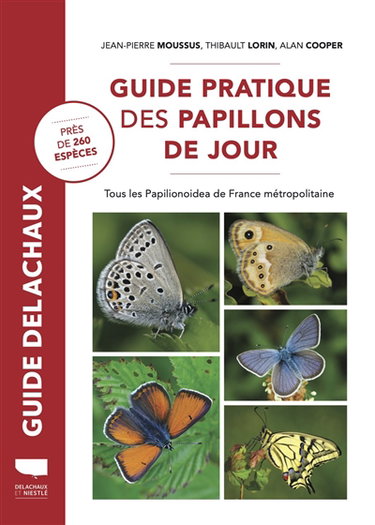 Couverture de Guide pratique des papillons de jour : tous les Papilionoidea de France métropolitaine : près de 260 espèces