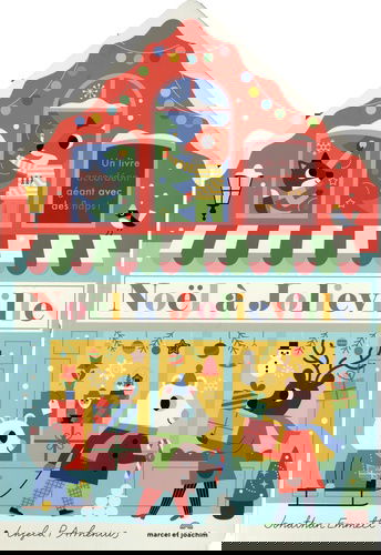 Noël à Jolieville : un livre accordéon géant avec des flaps !