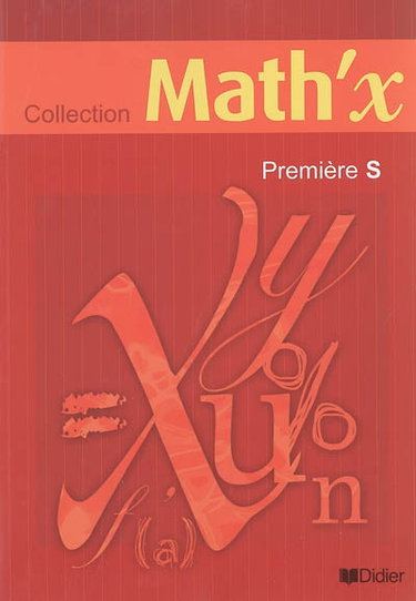 Couverture de Math'x première S