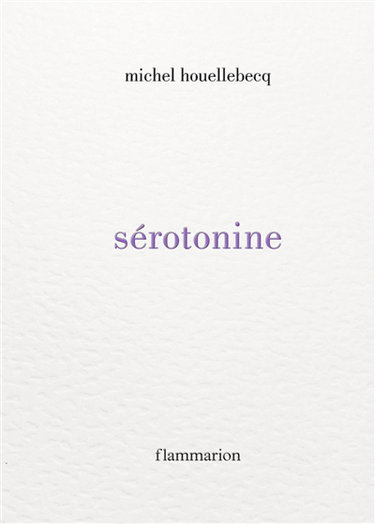 Couverture de Sérotonine par Michel Houellebecq