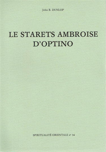 Le starets Ambroise d'Optino