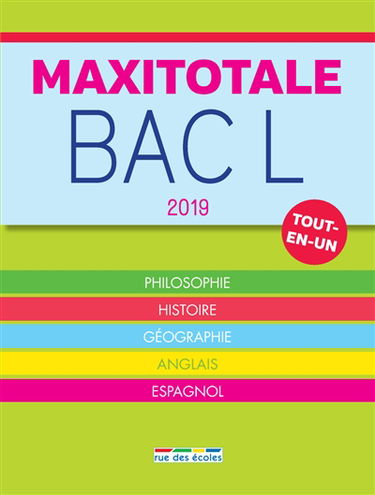Maxitotale bac L 2019 : tout-en-un