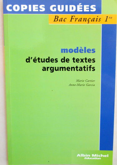 Modèles d'études de textes argumentatifs