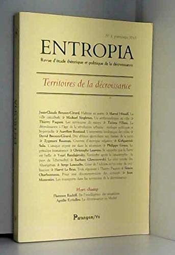 Entropia, n° 8. Territoires de la décroissance