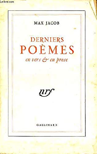 Derniers poèmes en vers et en prose