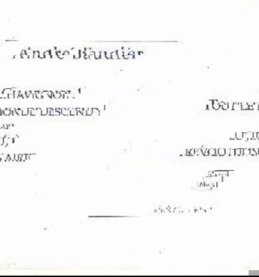 Chavignol ! Tout le monde descend ! ou Le je(u) révolutionnaire