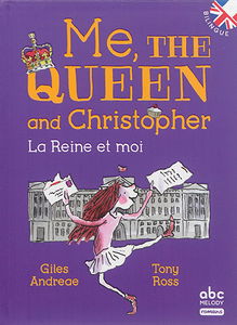 Me, the queen and Christopher. La reine et moi