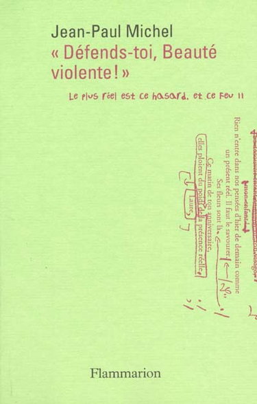 Le plus réel est ce hasard, et ce feu. Vol. 2. Défends-toi, beauté violente : intimations et expériences, 1985-2000