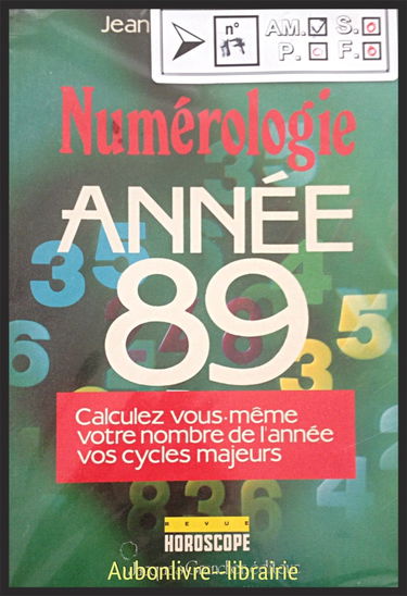 Numérologie année 89