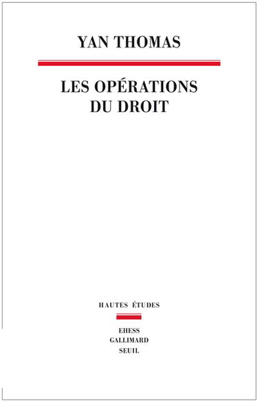 Les opérations du droit