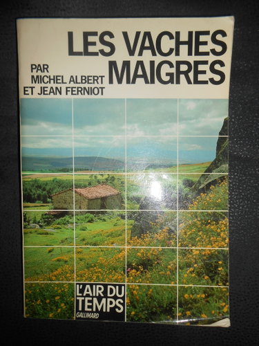 Couverture de Les vaches maigres. collection : l'air du temps.