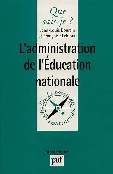 L'administration de l'Education nationale