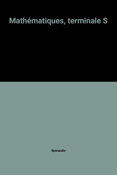 Mathématiques terminales S