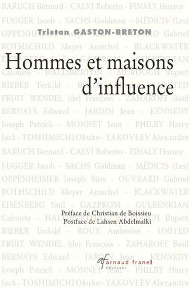 Hommes et maisons d'influence