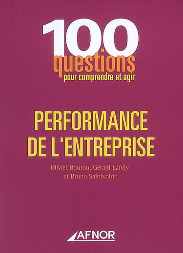 Performance de l'entreprise