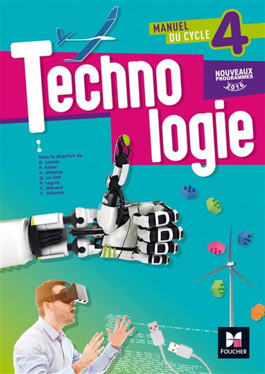 Technologie, manuel du cycle 4 : nouveaux programmes 2016