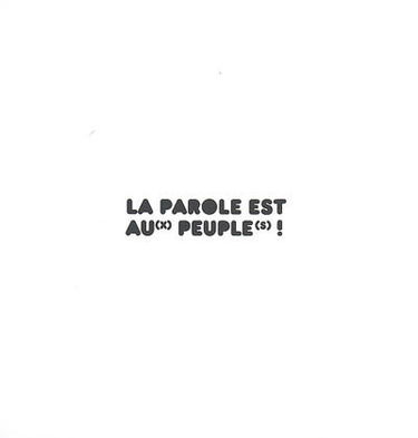 La parole est au(x) peuple(s) ! : l'aventure internationale de la Caravane des dix mots, langue française et diversité culturelle