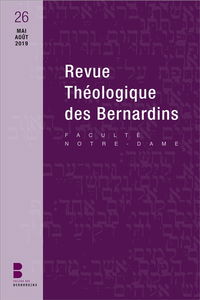Revue théologique des Bernardins, n° 26. Les manuscrits bibliques des premiers siècles, témoins de la construction et de la transmission du Nouveau Testament