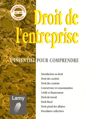 DROIT DE L'ENTREPRISE 4ED