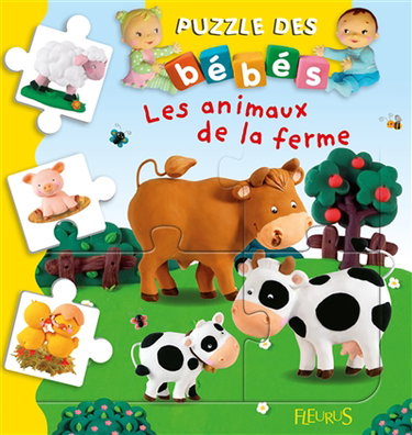 Couverture de Les animaux de la ferme par Emilie Beaumont