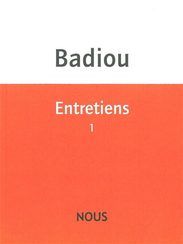 Entretiens : 1981-1999