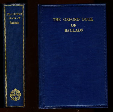 Couverture de Oxford Book of Ballads