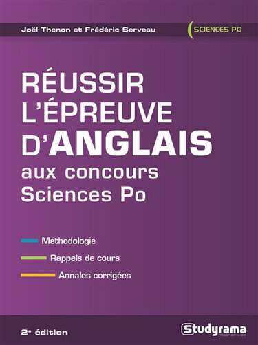 Réussir l'épreuve d'anglais aux concours Sciences Po : 2018-2019