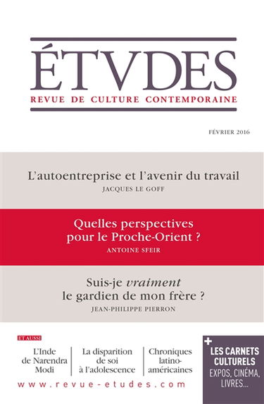 Etudes, n° 4224