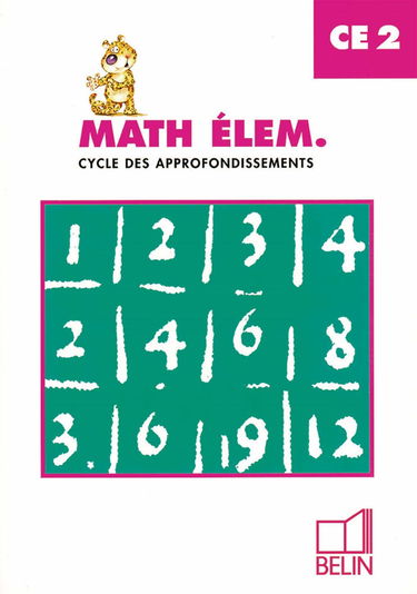 Mathématiques, CE2, livre de l'élève