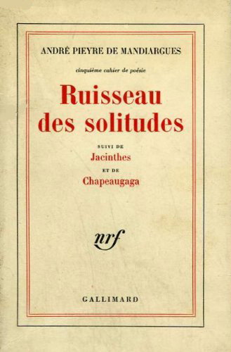 Ruisseau des solitudes. Jacinthes. Chapeau gaga