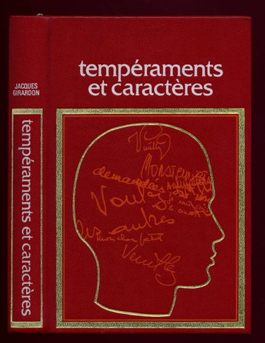 Couverture de Tempéraments et caractères / Jacques Girardon / Réf4881