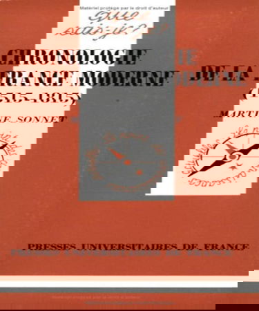 Chronologie de la France moderne, 1515-1815