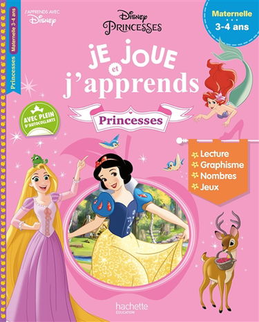 Princesses : je joue et j'apprends : maternelle 3-4 ans
