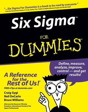 Couverture de Six Sigma for Dummies