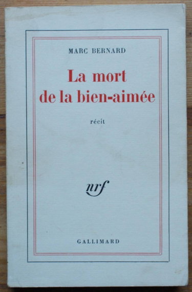 Couverture de La mort de la bien aimee.