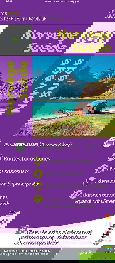 86107 Norvege/suede 1/800.000