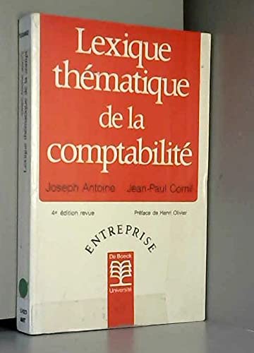 Lexique thématique de la comptabilite