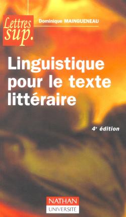 Linguistique pour le texte littéraire
