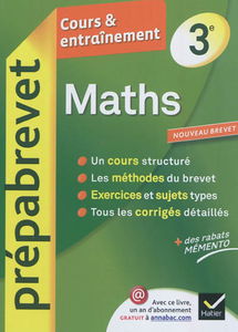 Maths 3e : cours et entraînement