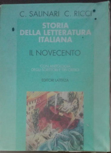 Couverture de Storia della letteratura italiana. Per le Scuole superiori. Il Novecento (Vol. 3/2)