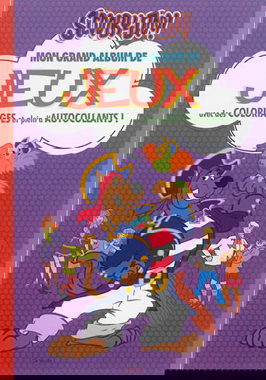 Scooby-Doo ! : mon grand album de jeux avec des coloriages et plein d'autocollants !