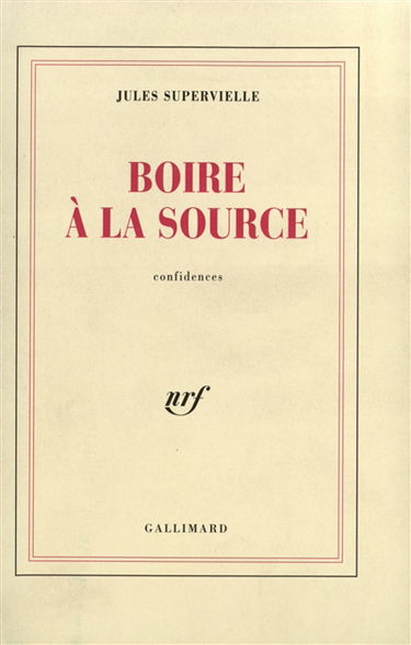 Boire à la source : confidences