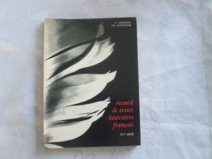 Recueil de textes littéraires français : 18e siècle