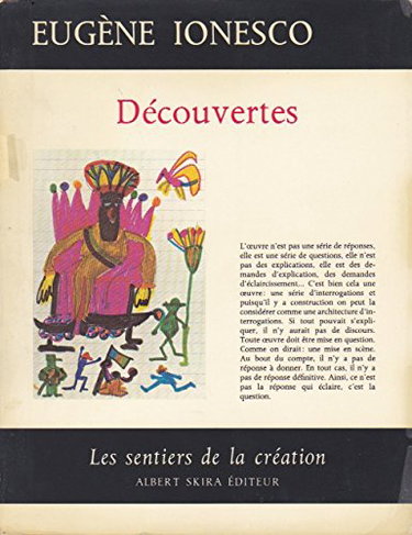 Couverture de Découvertes par Eugène Ionesco