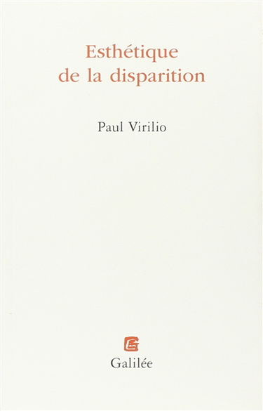 Esthétique de la disparition