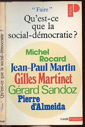 Revue Faire. Qu'est-ce que la social-démocratie ?